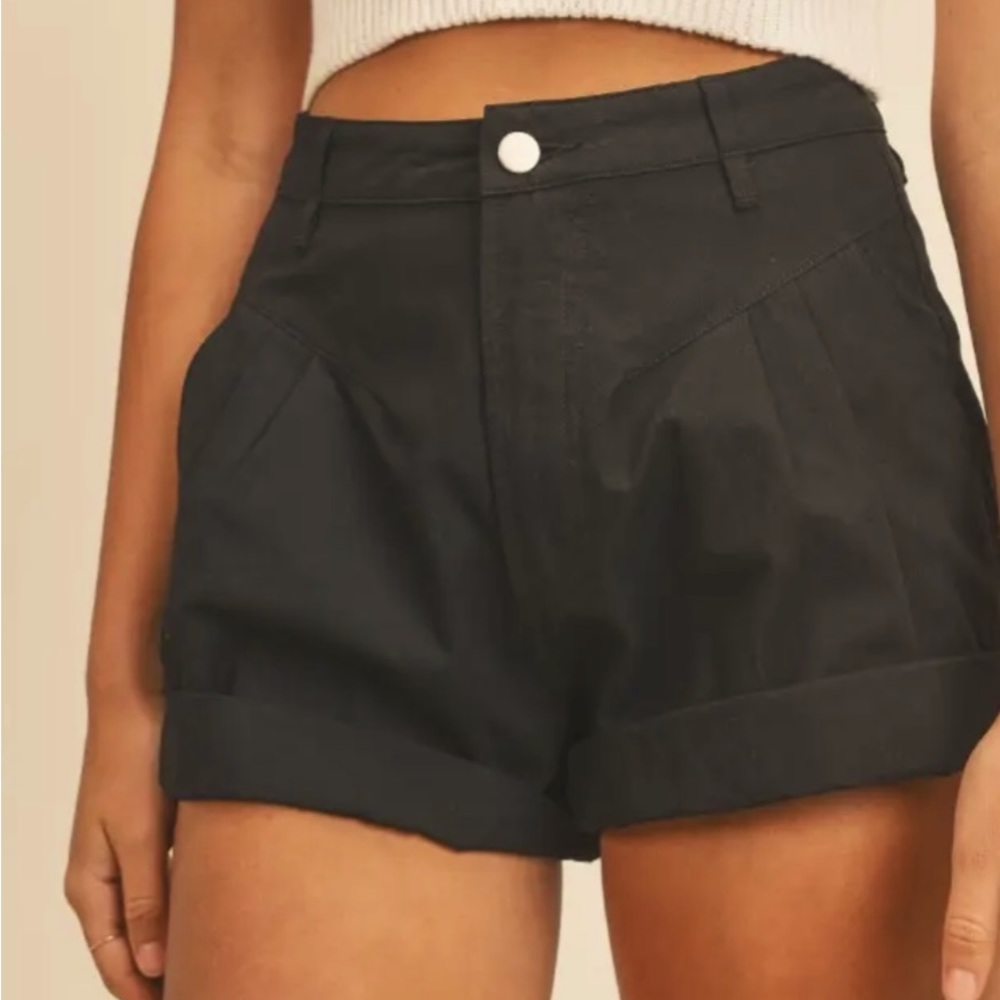 Pleated Shorts